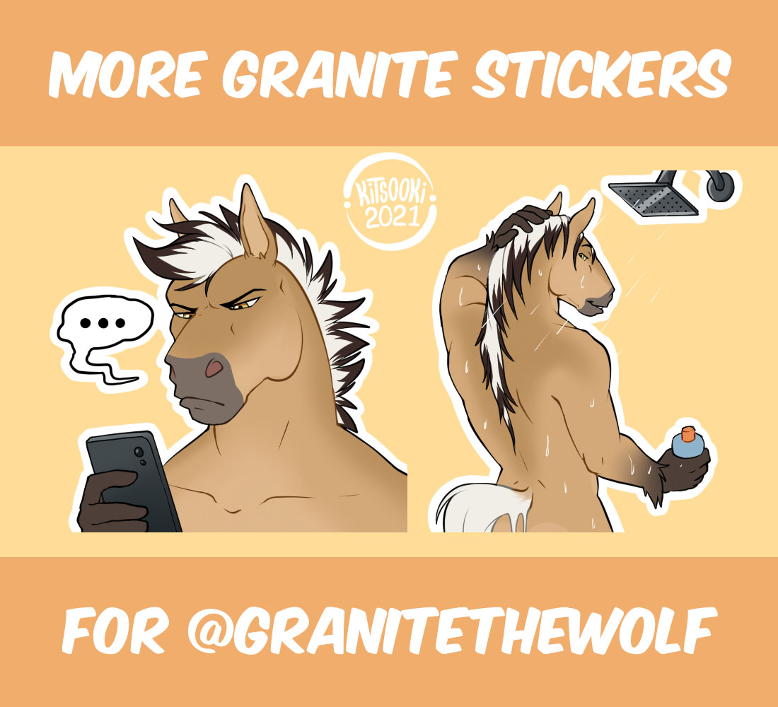 Granite Telegram Stickers by Kitsooki -- Fur Affinity [dot] net