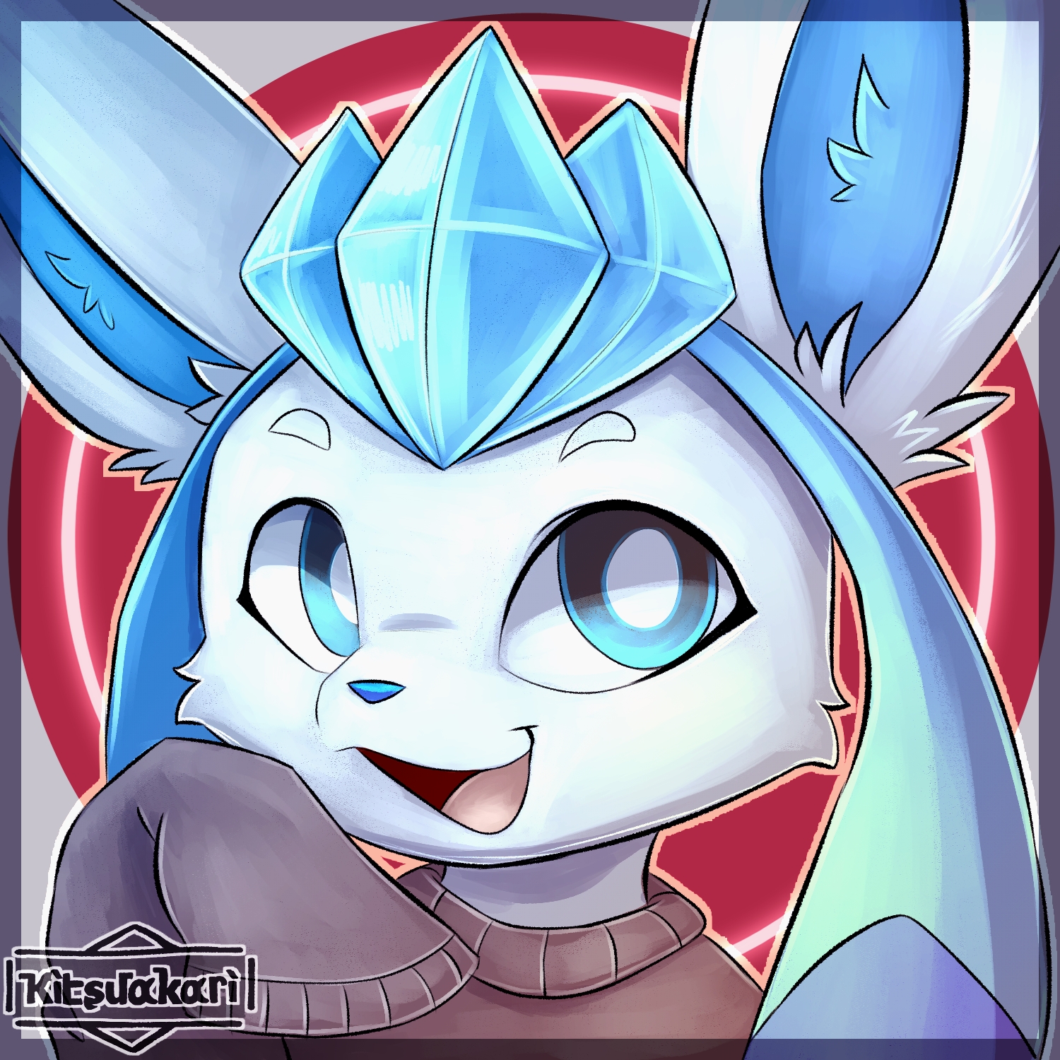 Icon for Glaceon~ by kitsuakariart -- Fur Affinity [dot] net