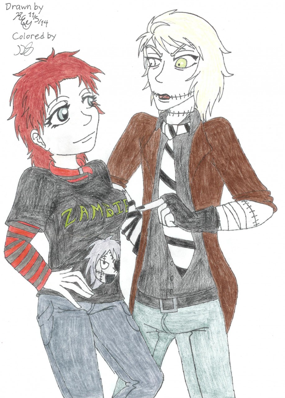 My first Zombie Diary Fanart by IzzyMoonbow2006 -- Fur Affinity [dot] net