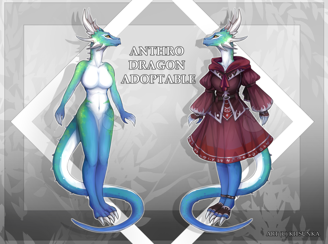 Anthro dragoness