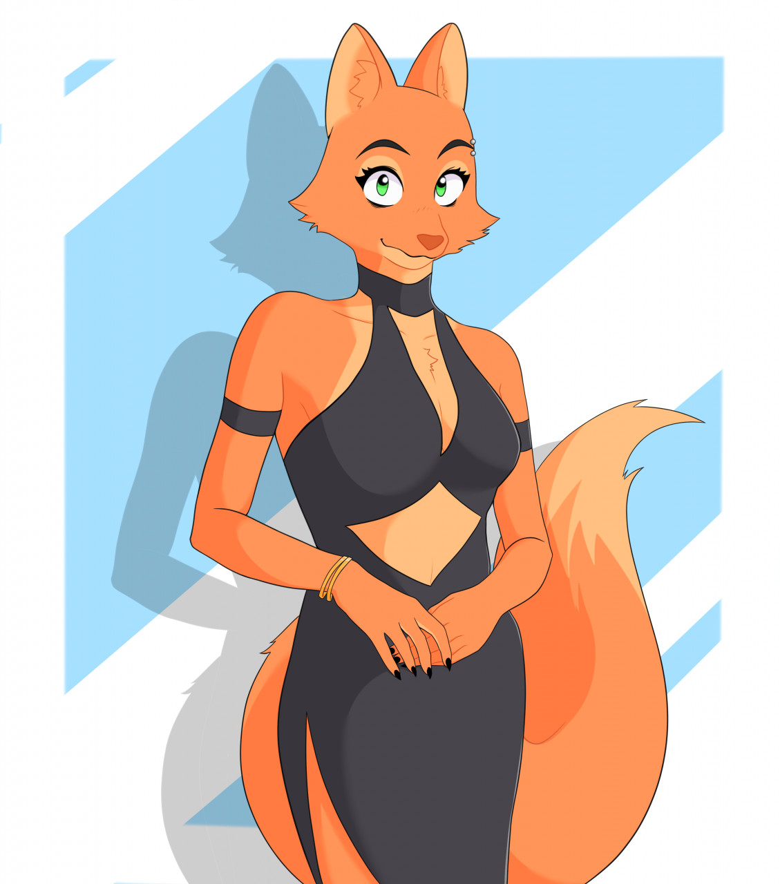 Diane Foxington By Kitxkit Fur Affinity [dot] Net