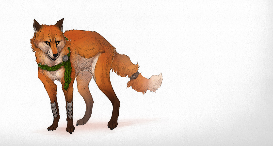 Mangy Fox by Kium -- Fur Affinity [dot] net