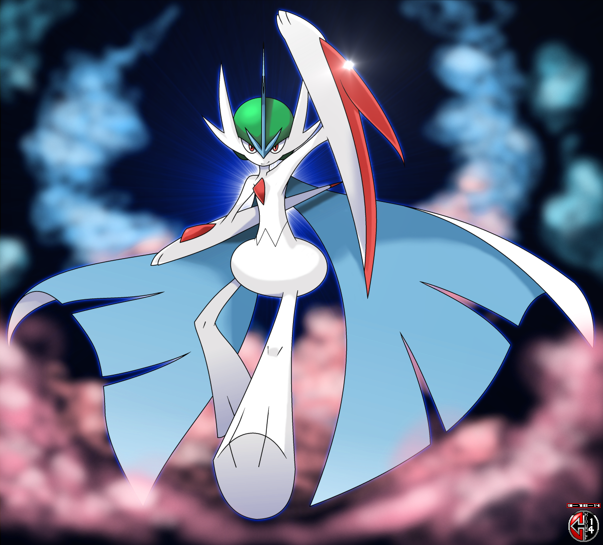 Mega gallade shiny