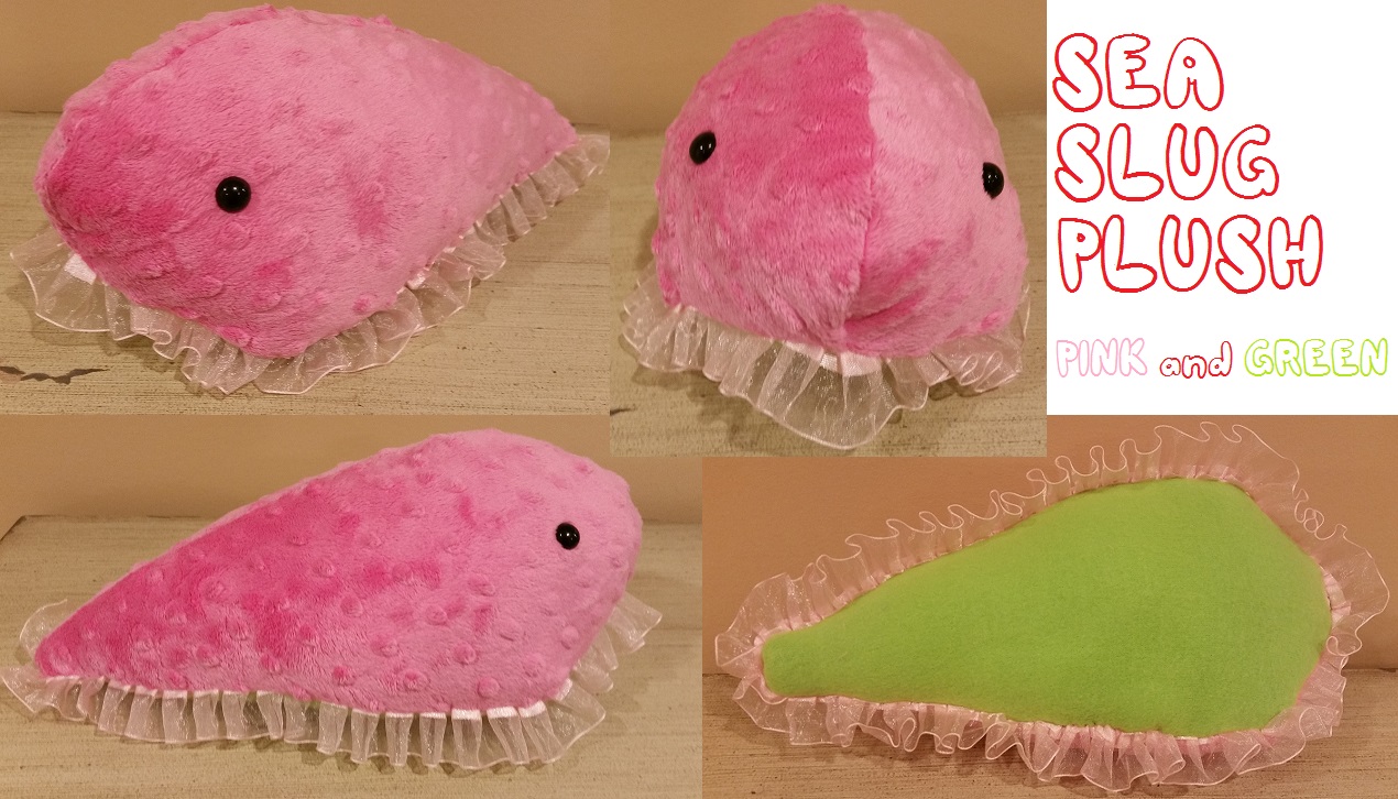 melon float sea slug plush