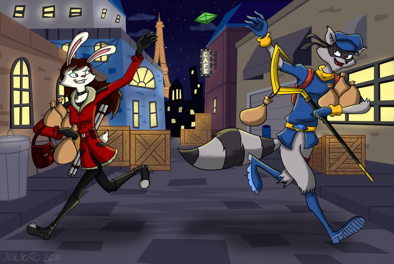 Sly Cooper: Underwear Thief by HeresyArt -- Fur Affinity [dot] net