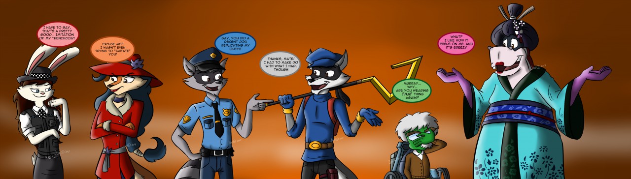 Sly Cooper Costume, Carbon Costume