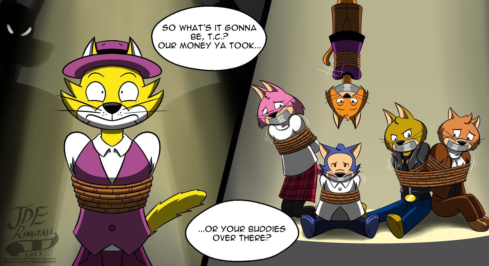 Top Cat Trouble by KiyoshiRingtail97 -- Fur Affinity [dot] net