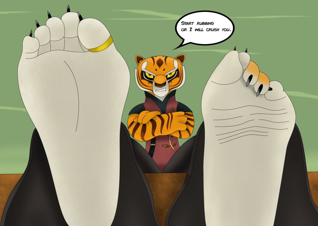 Kung fu panda tigress feet (90) фото