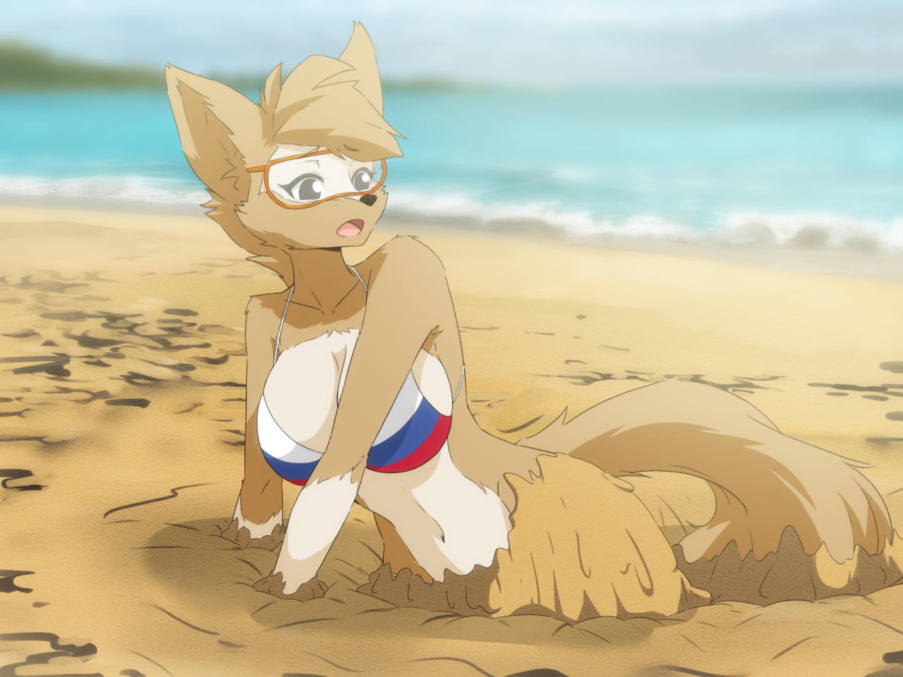 Furry in quicksand