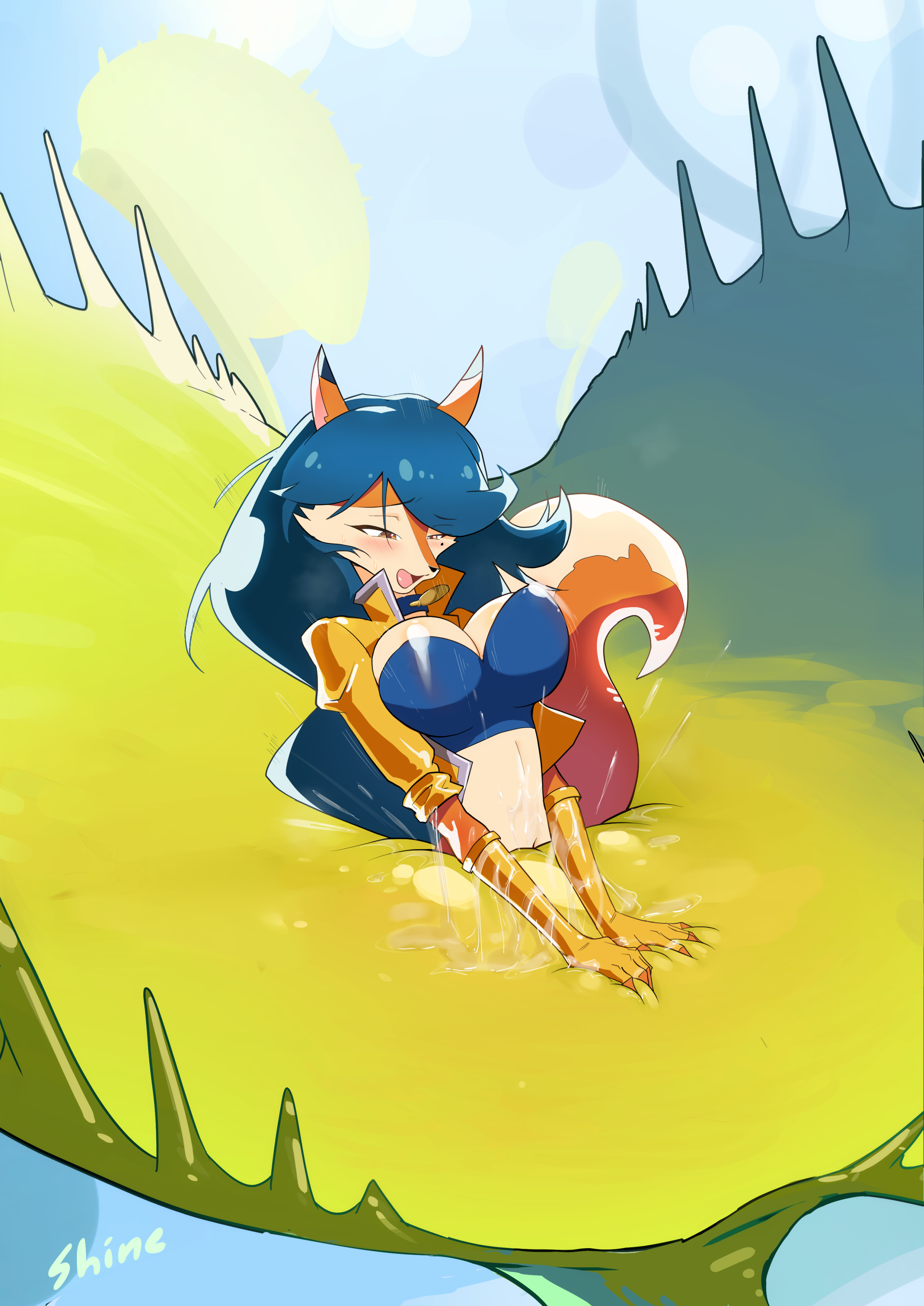 Carmelita Fox in the Venus Flytrap - Part 3 by kmn -- Fur Affinity [dot] net