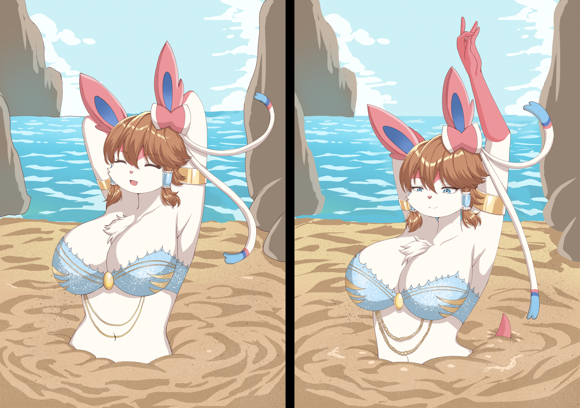 Beach Sinking With Yoko (Part 2)