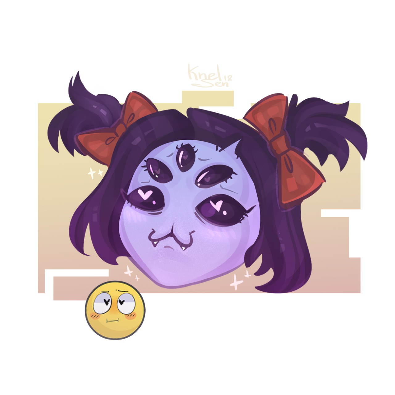 muffet undertale by KnelSen -- Fur Affinity [dot] net