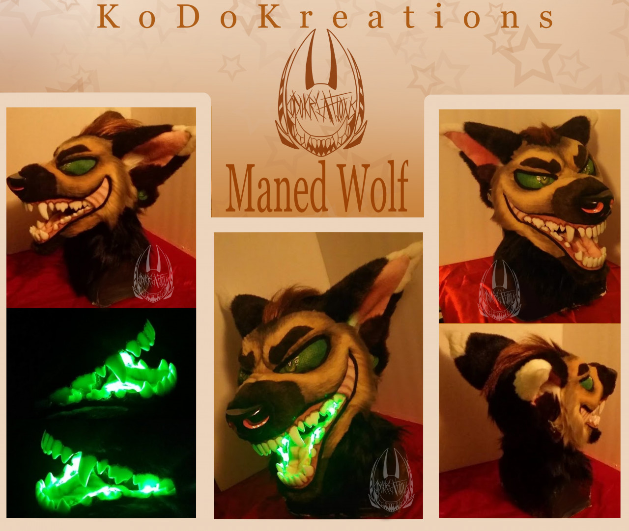 Maned Wolf Mask by NetherDen -- Fur Affinity [dot] net