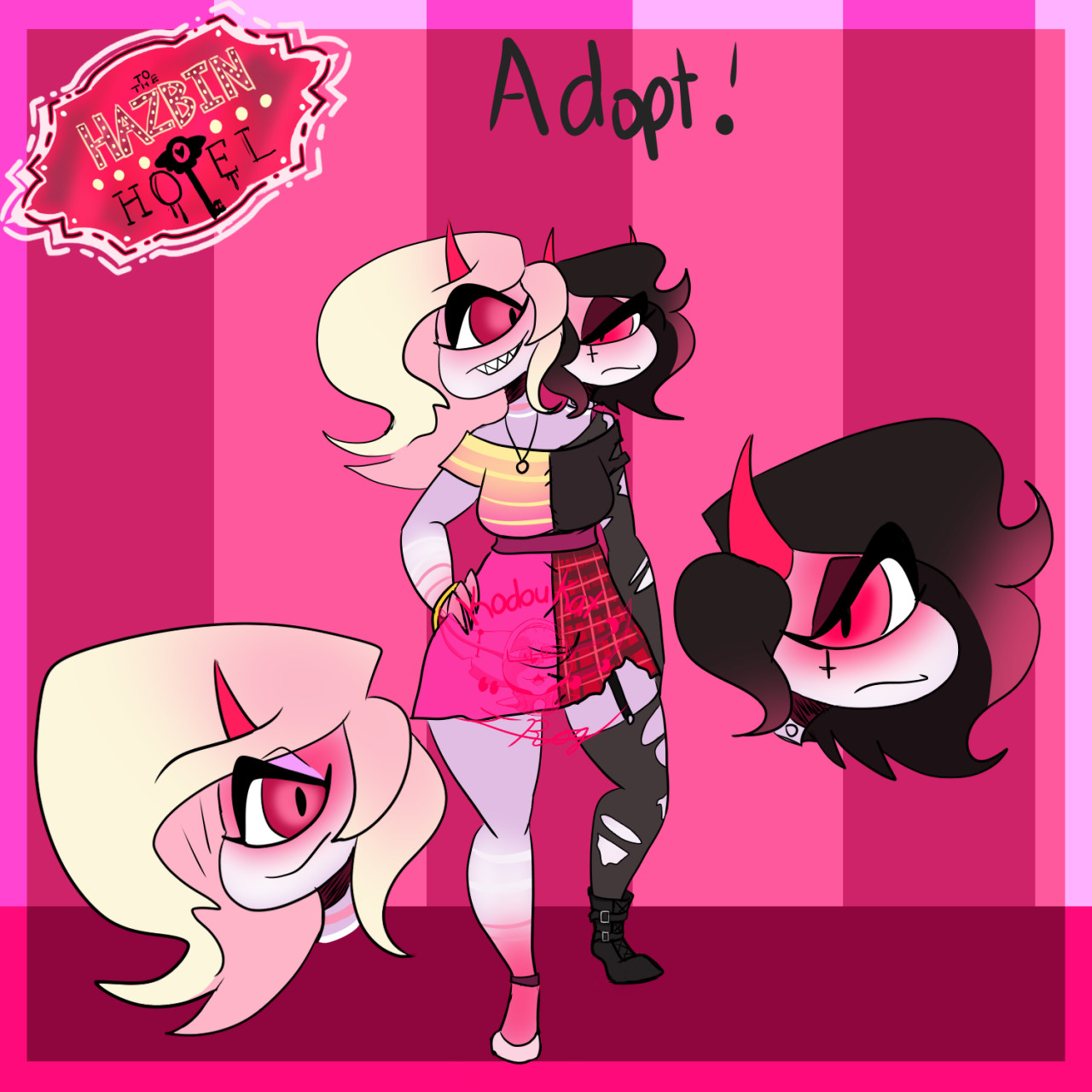 HH Sinner Adopt: 2 Heads by Kodoukat -- Fur Affinity [dot] net