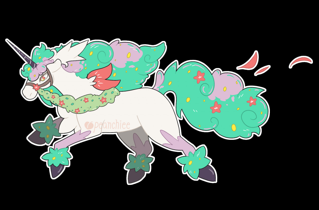 CLOSED } shiny shaymin x rapidash OTA by koffiepop -- Fur Affinity