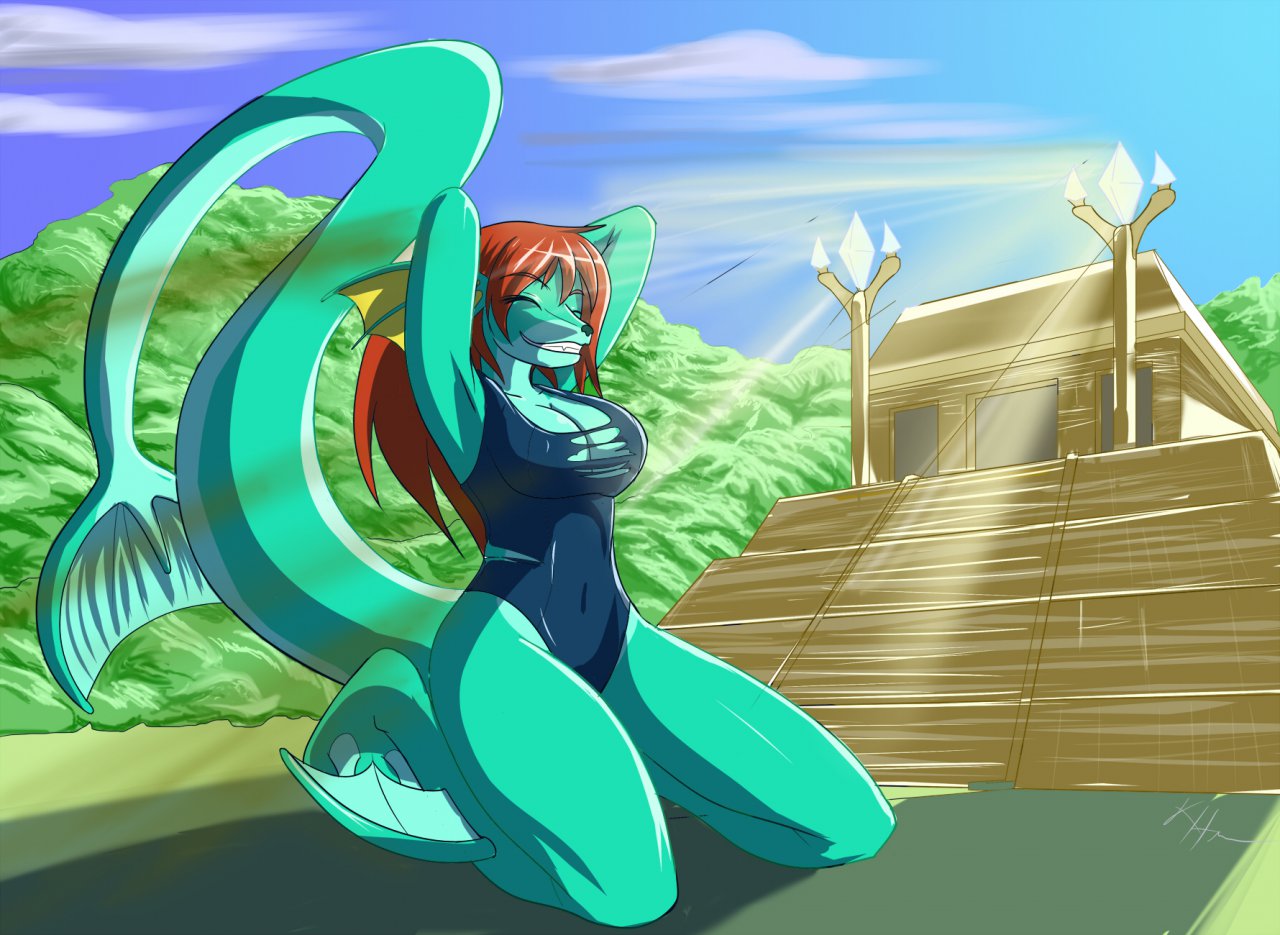 Growing Joy Temple -commission by Kojiro-Highwind -- Fur Aff