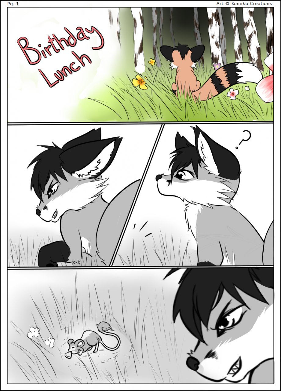 Birthday Lunch 1/? by Komiku -- Fur Affinity [dot] net