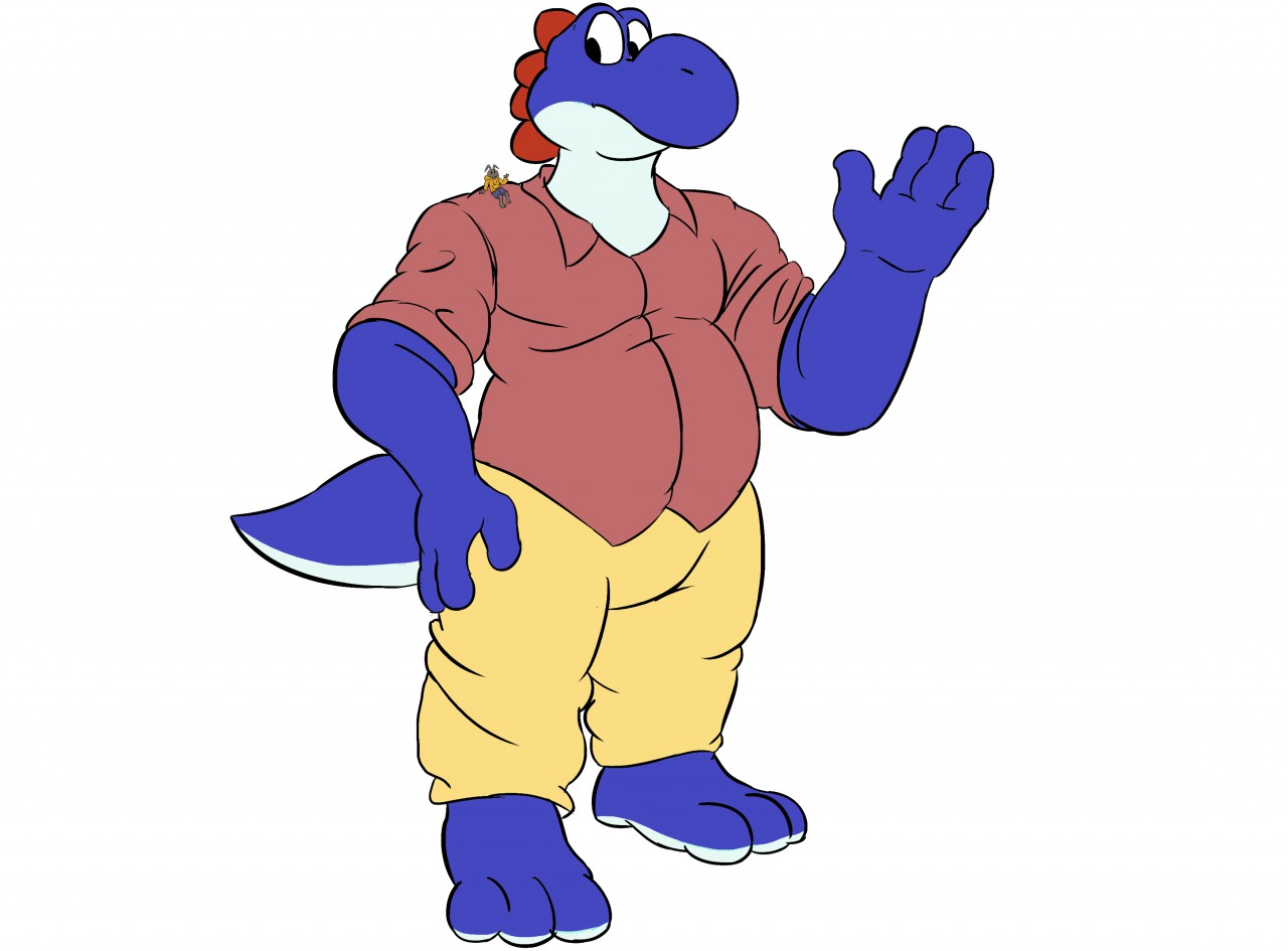 Blue Yoshi by Kool55 -- Fur Affinity [dot] net