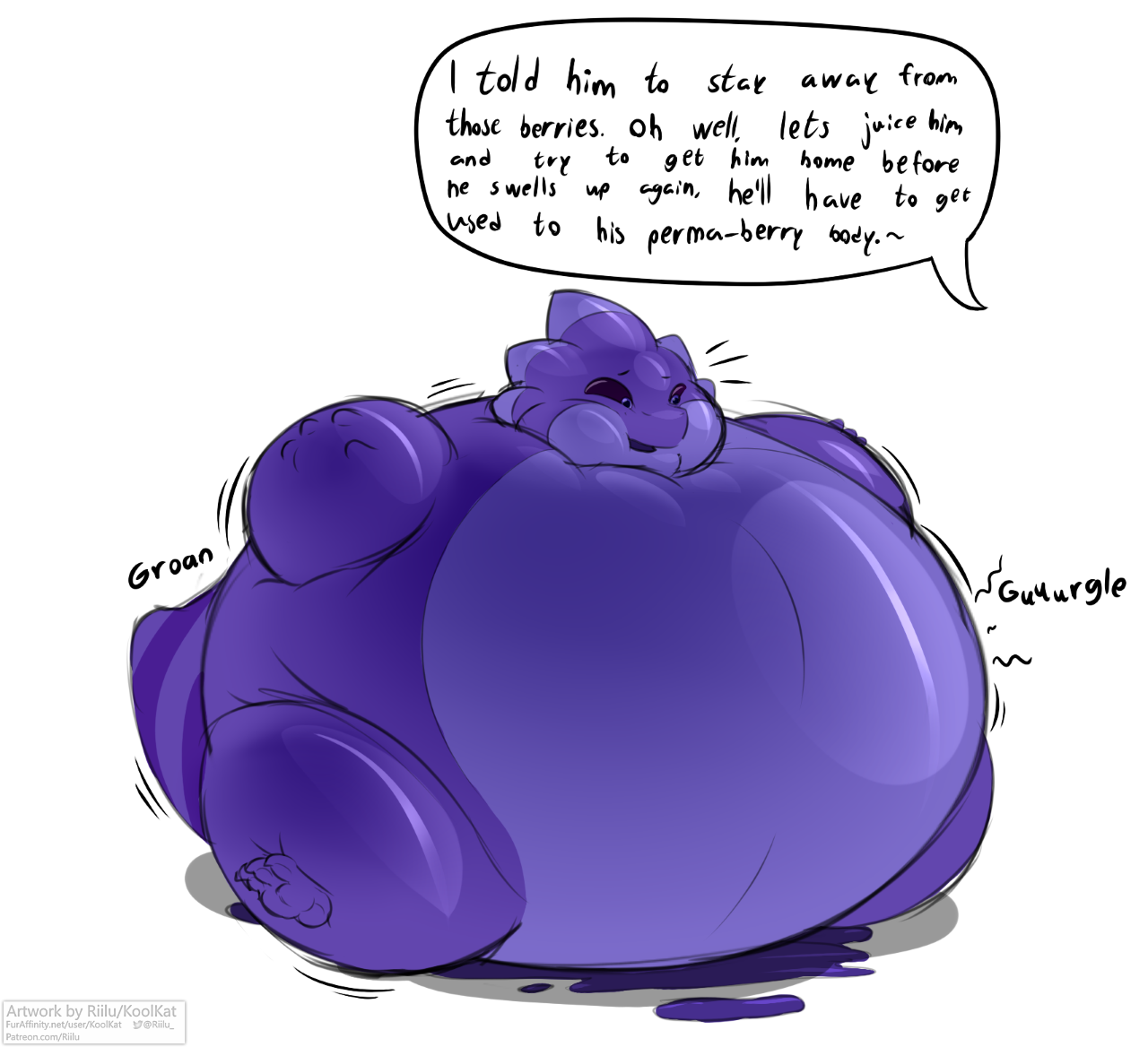 Lets Start, blueberry Inflation, juicing, Expansion, inflation