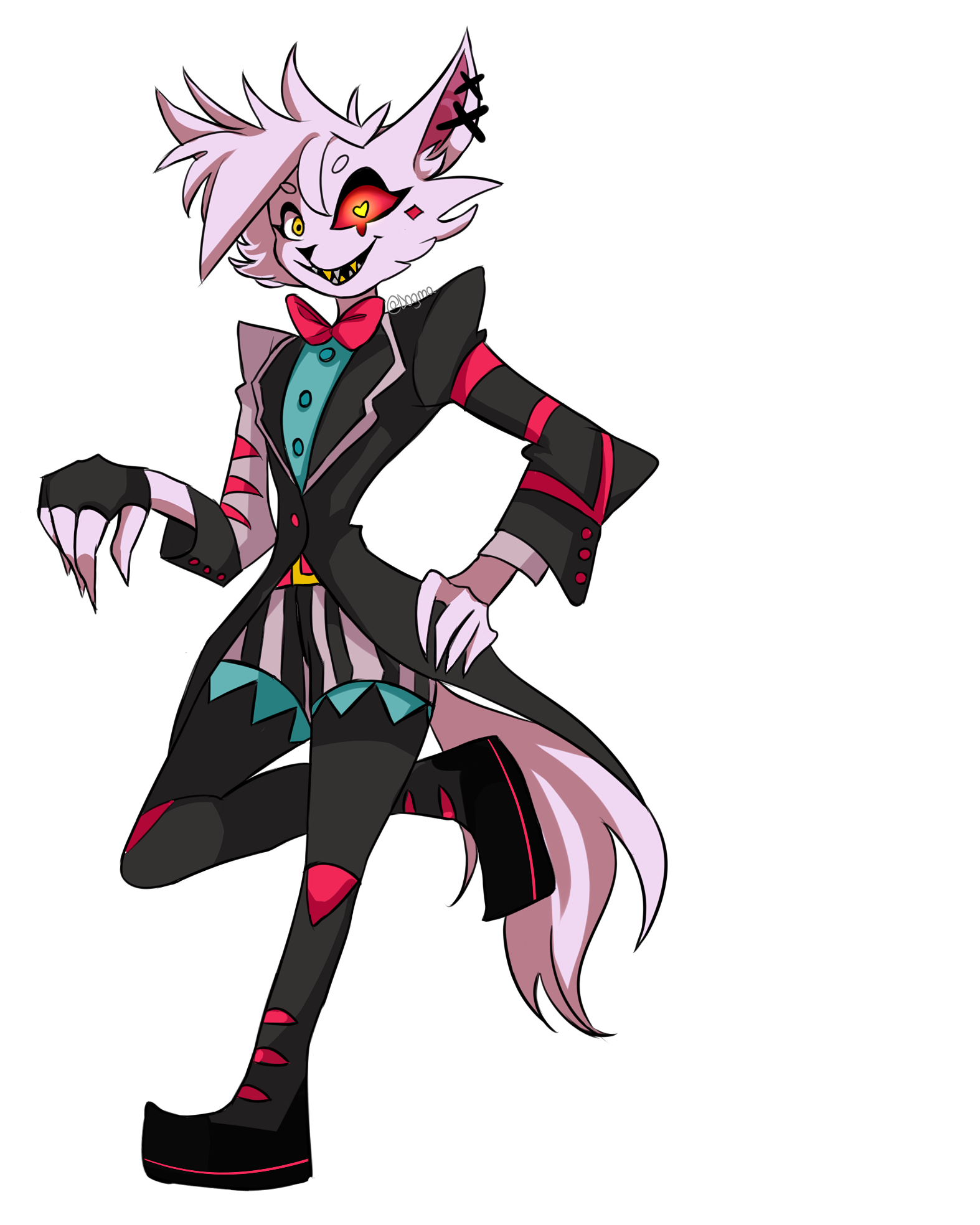 Ned the Wolf Tailor (Hazbin Hotel OC) by Koopaboy -- Fur Affinity [dot] net