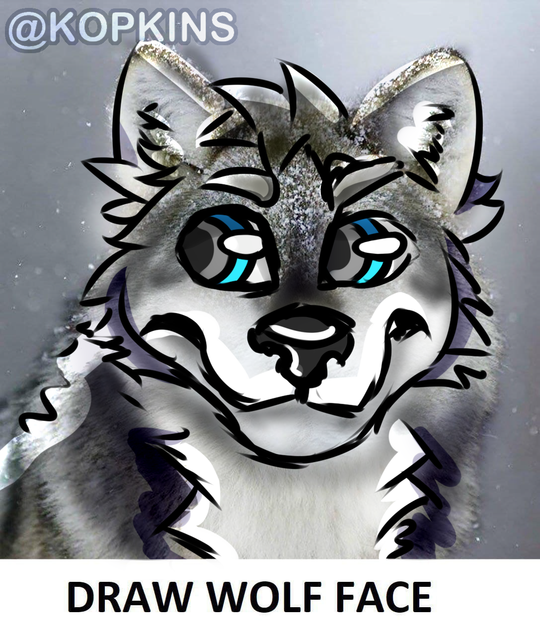 I Draw wolf face by KOPKINS -- Fur Affinity [dot] net