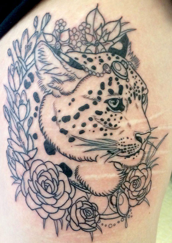 Leopard Temporary Tattoo | EasyTatt™
