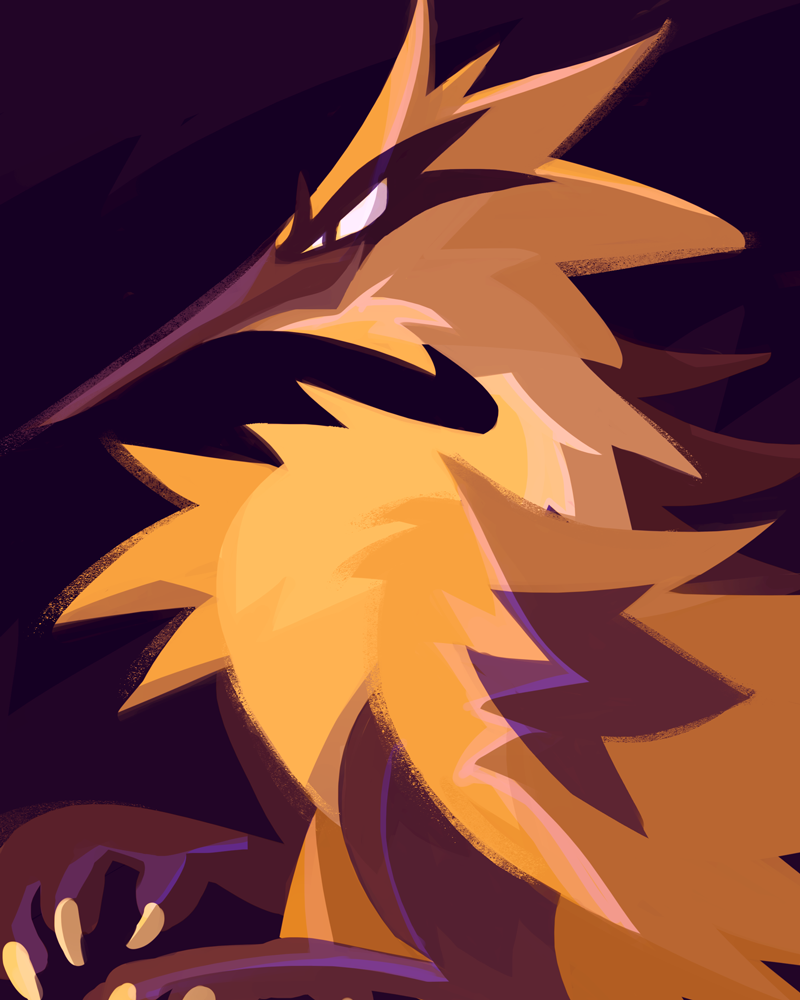 Galarian Zapdos by SiplickIshida -- Fur Affinity [dot] net