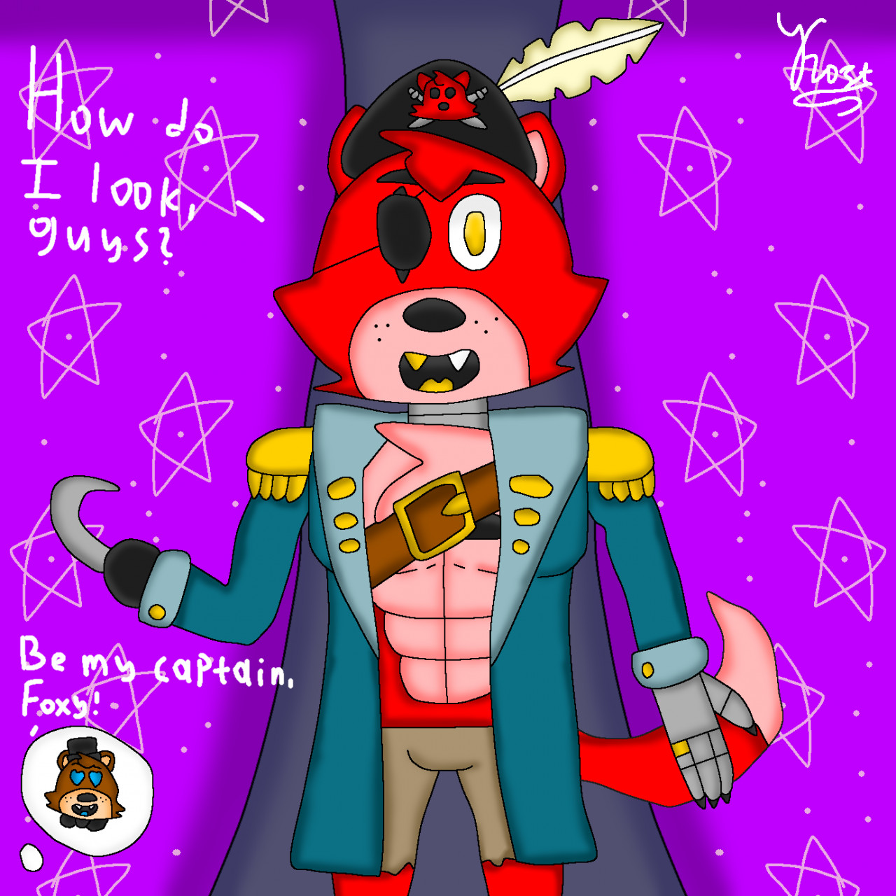 Captain Foxy (FNAF SB) by A-Dreamare on DeviantArt