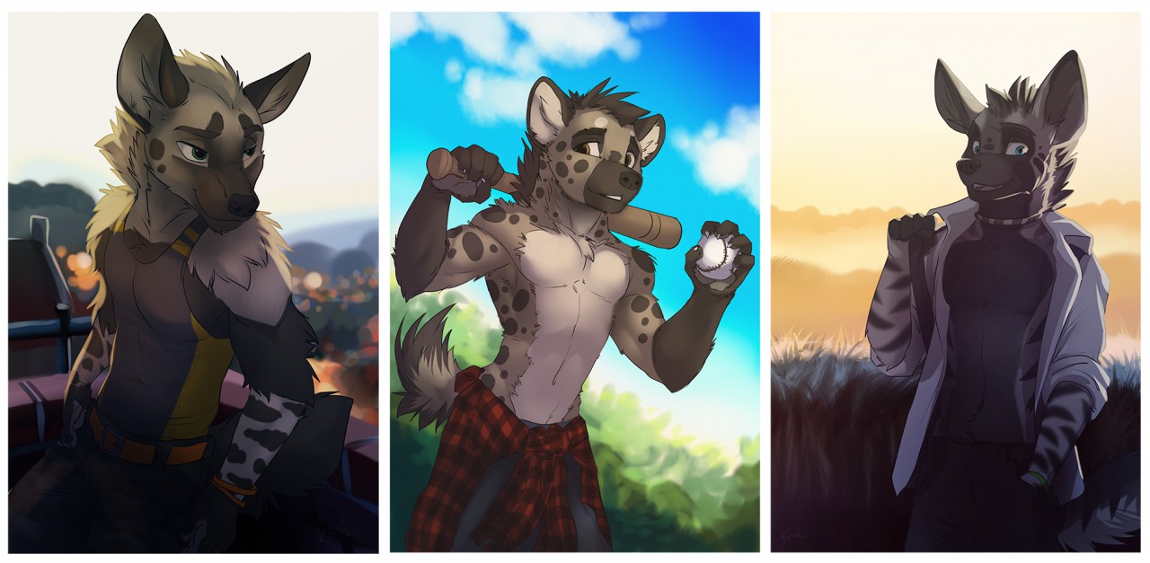 アート・デザイン・音楽 THE HYENA & OTHER MEN hyenas trio by Koul -- Fur Affinity [dot] net