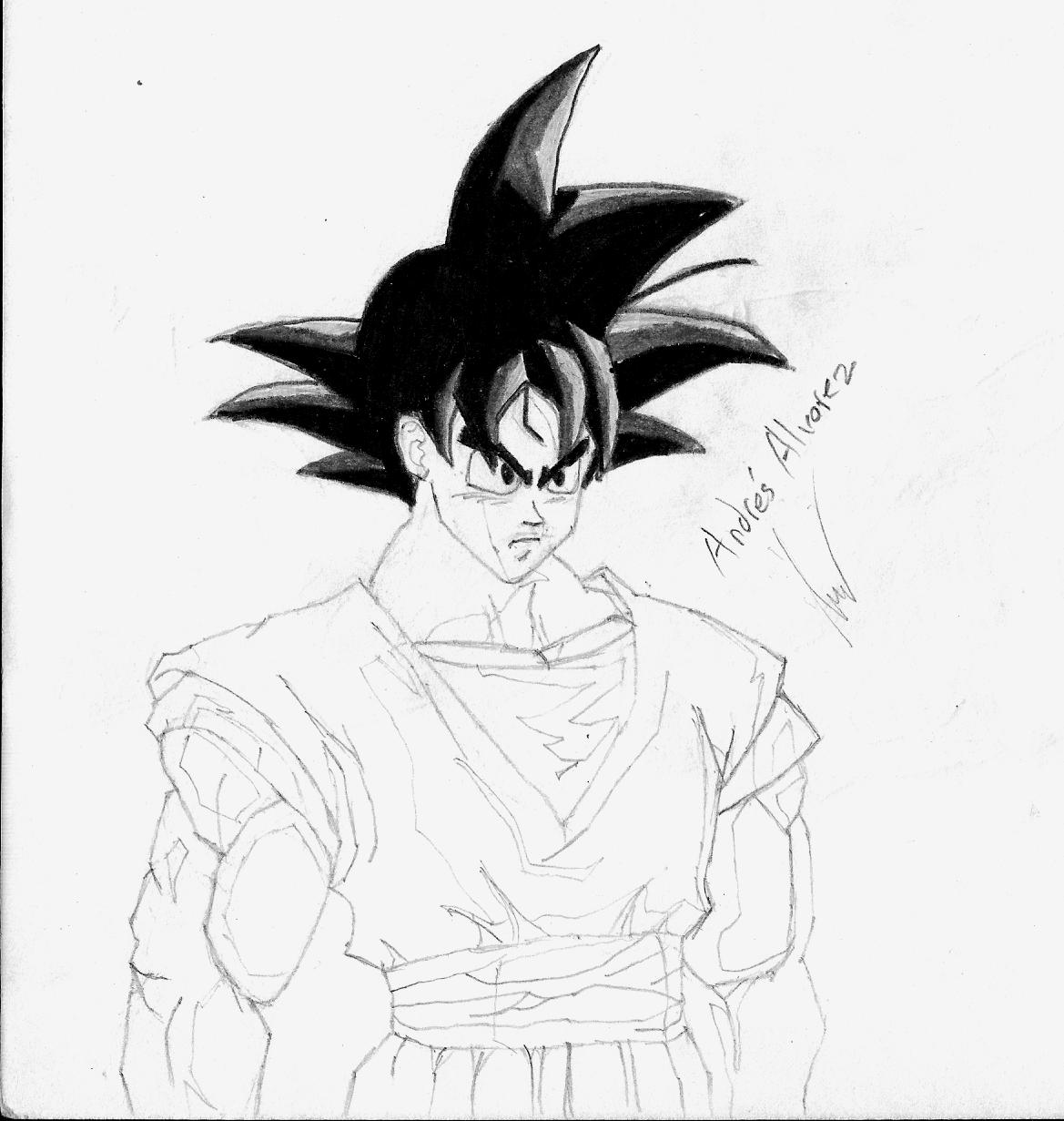 Anime Drawing of Goku from Dragon Ball Editorial Stock Photo - Image of  drawing, anime: 167344713