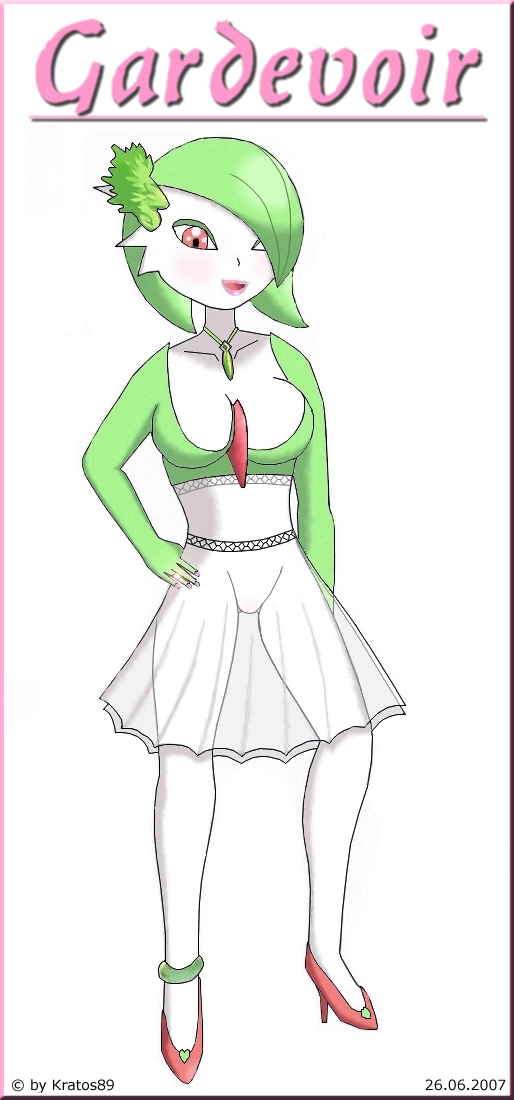 Gardevoir Fan Art by TheGreenCoffii -- Fur Affinity [dot] net