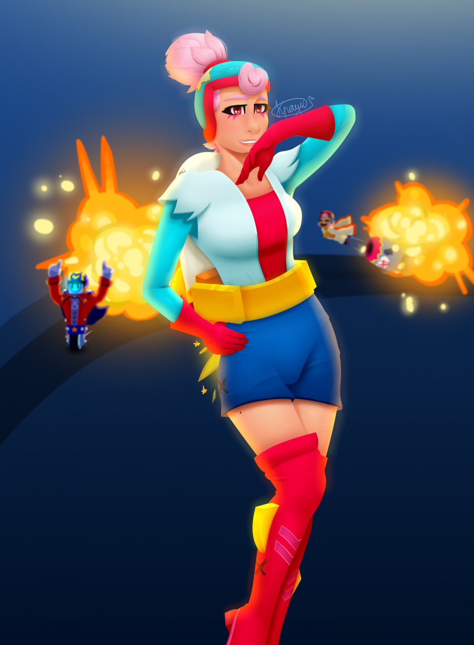 Janet from BrawlStars by Krayli_Shail -- Fur Affinity [dot] net