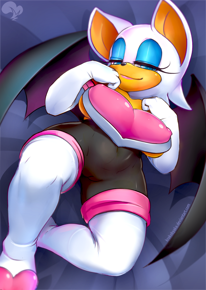 Rouge the bat by Krokobyaka -- Fur Affinity [dot] net