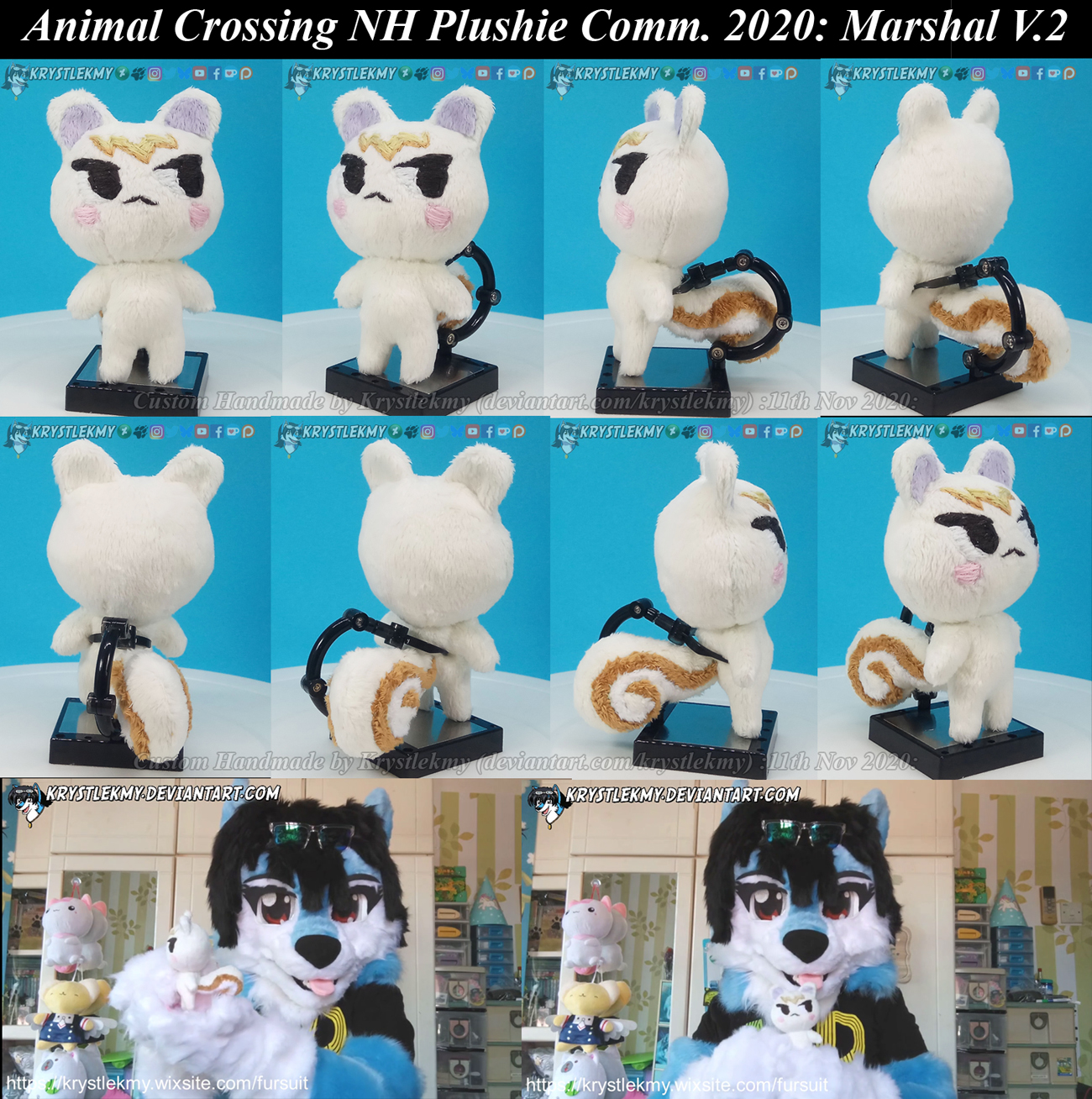 Animal Crossing New Horizons Plushie Comm 2020 - Marshal ... by krystlekmy  -- Fur Affinity [dot] net