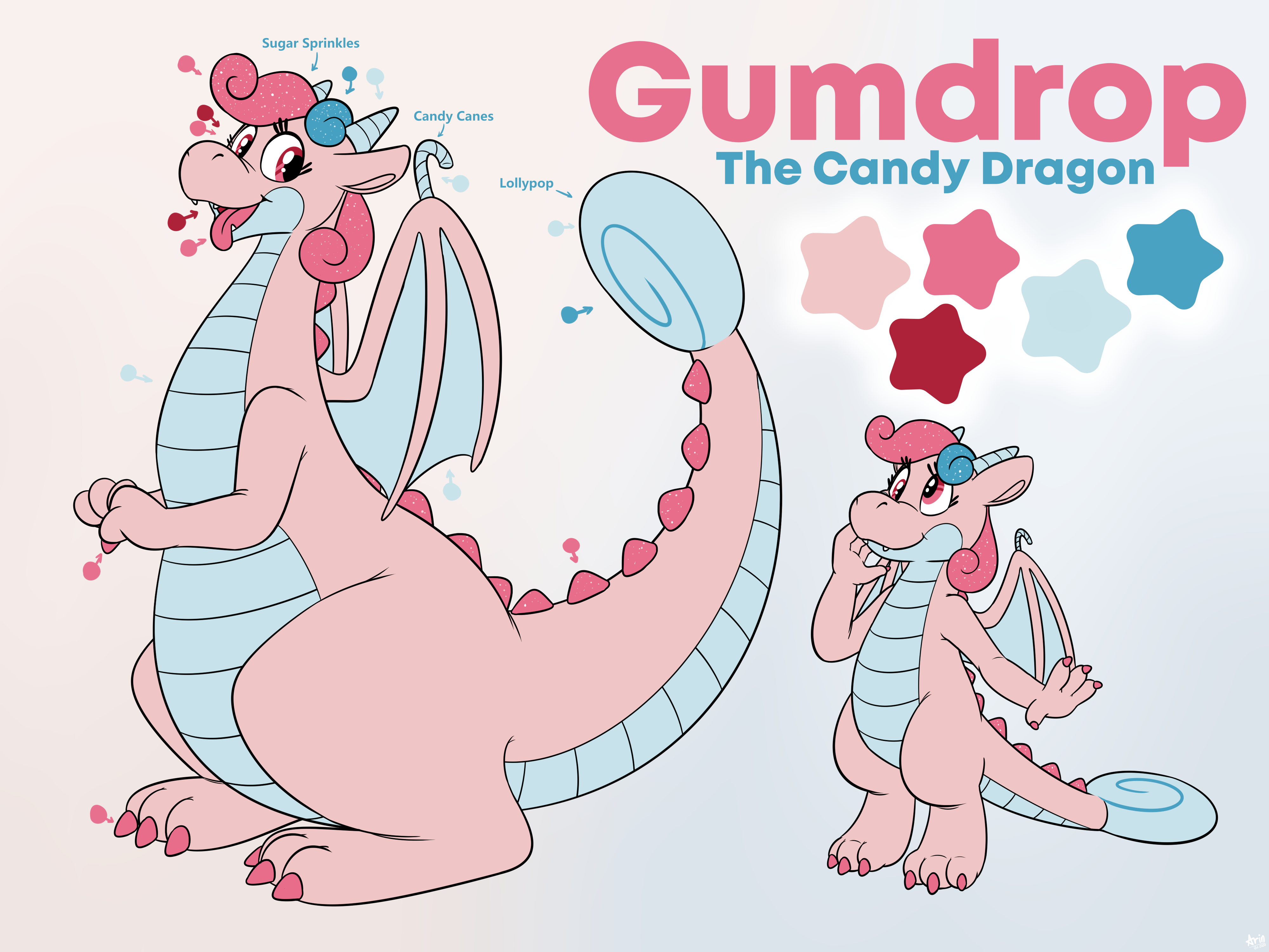 cartoon gumdrop candy