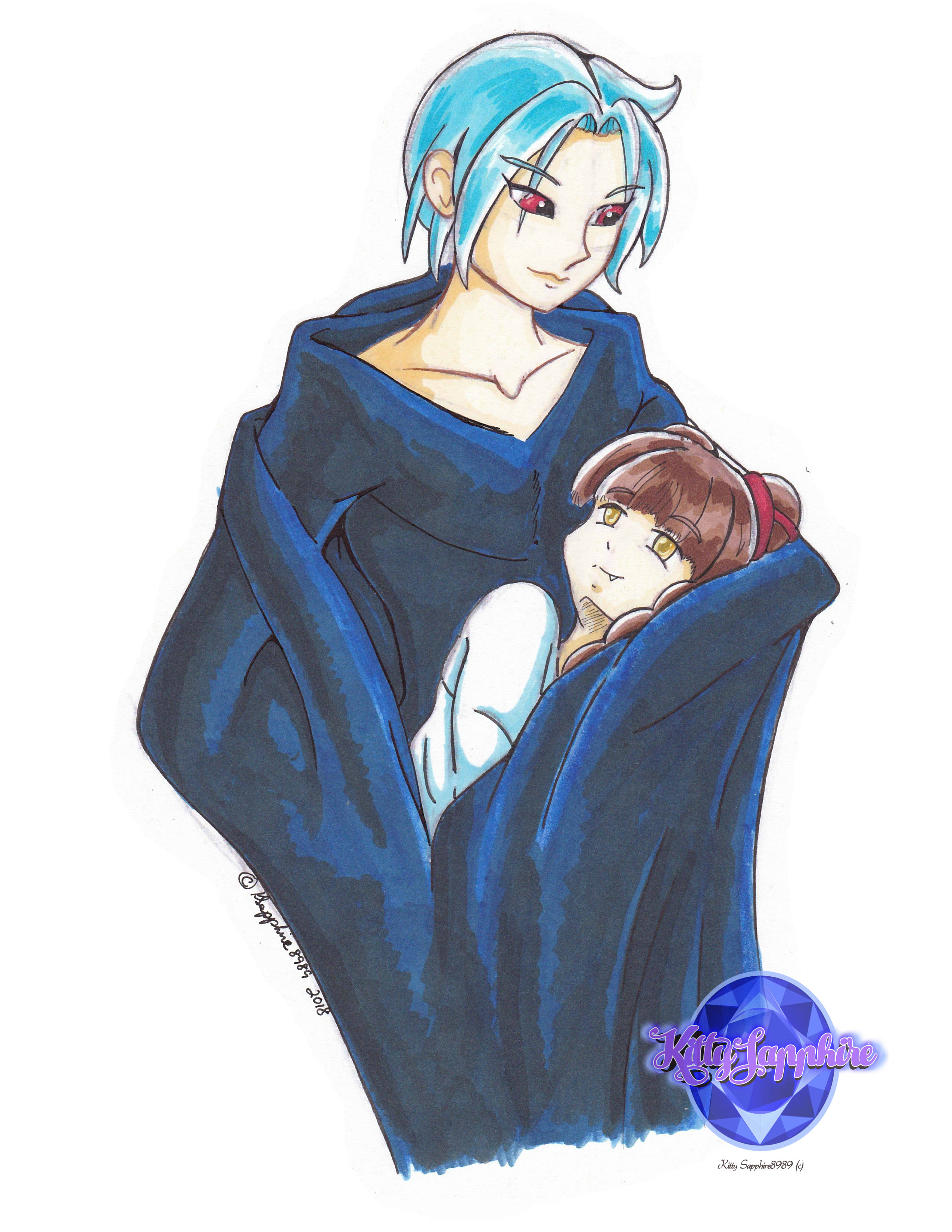 Vampire Princess Miyu And Larva Comm: Larva Vampire Princess Miyu by KSapphire8989 -- Fur Affinity [dot