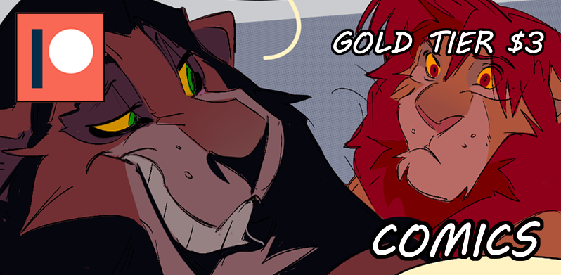 しばライオンページ Simba x Scar | New page comics on PATREON by ksejl -- Fur