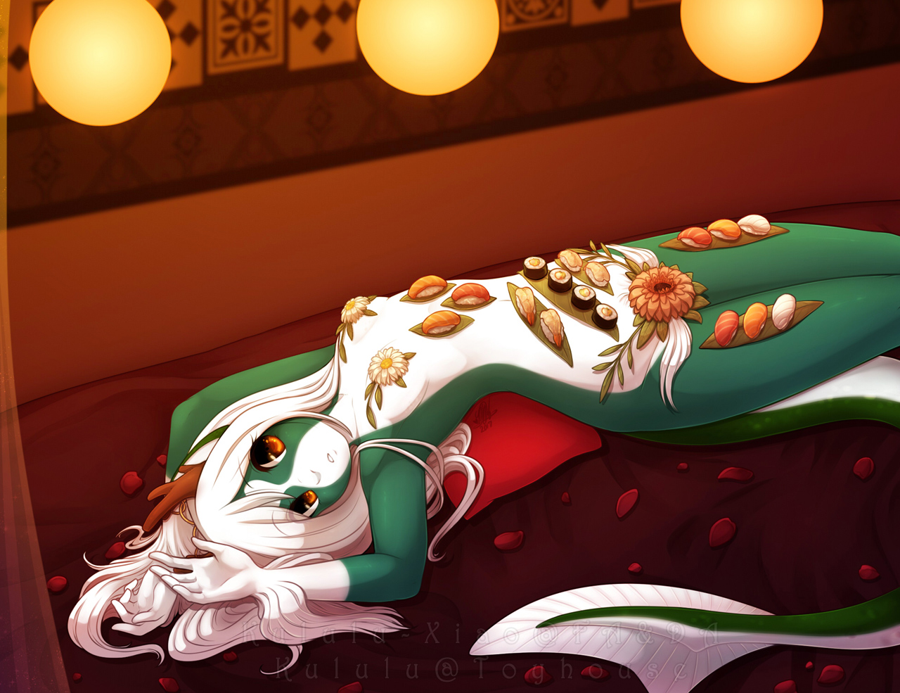 nyotaimori . by Kululu-Xiao -- Fur Affinity [dot] net