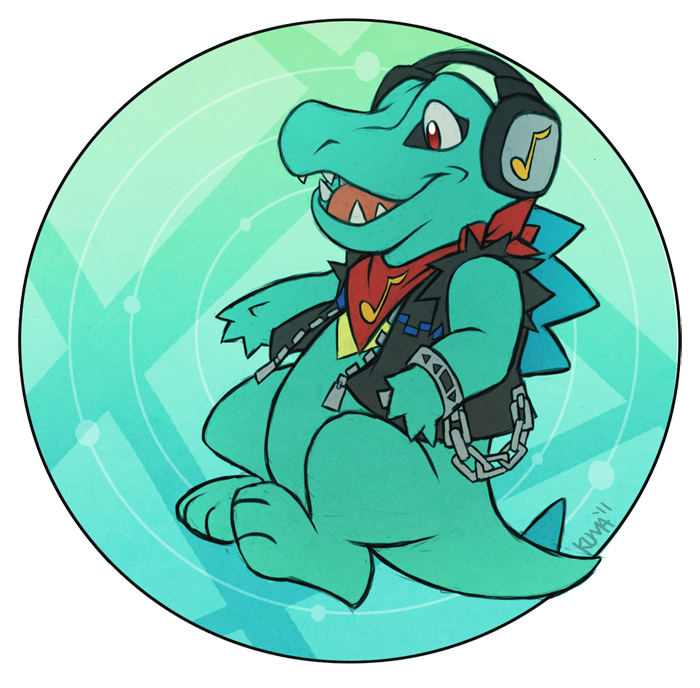 Shiny Totodile By Kuma Fur Affinity Dot Net