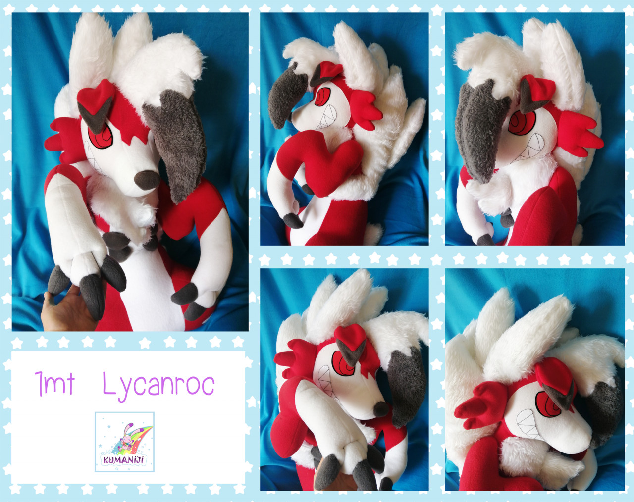 Lycanroc stuffed sales animal