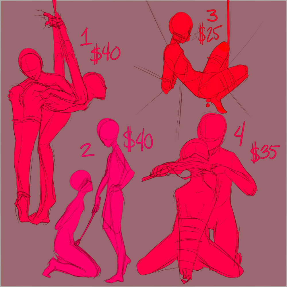 Ych **bdsm** poses //open. 
