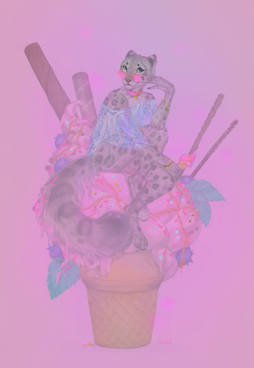 Comm: Icecream leopard