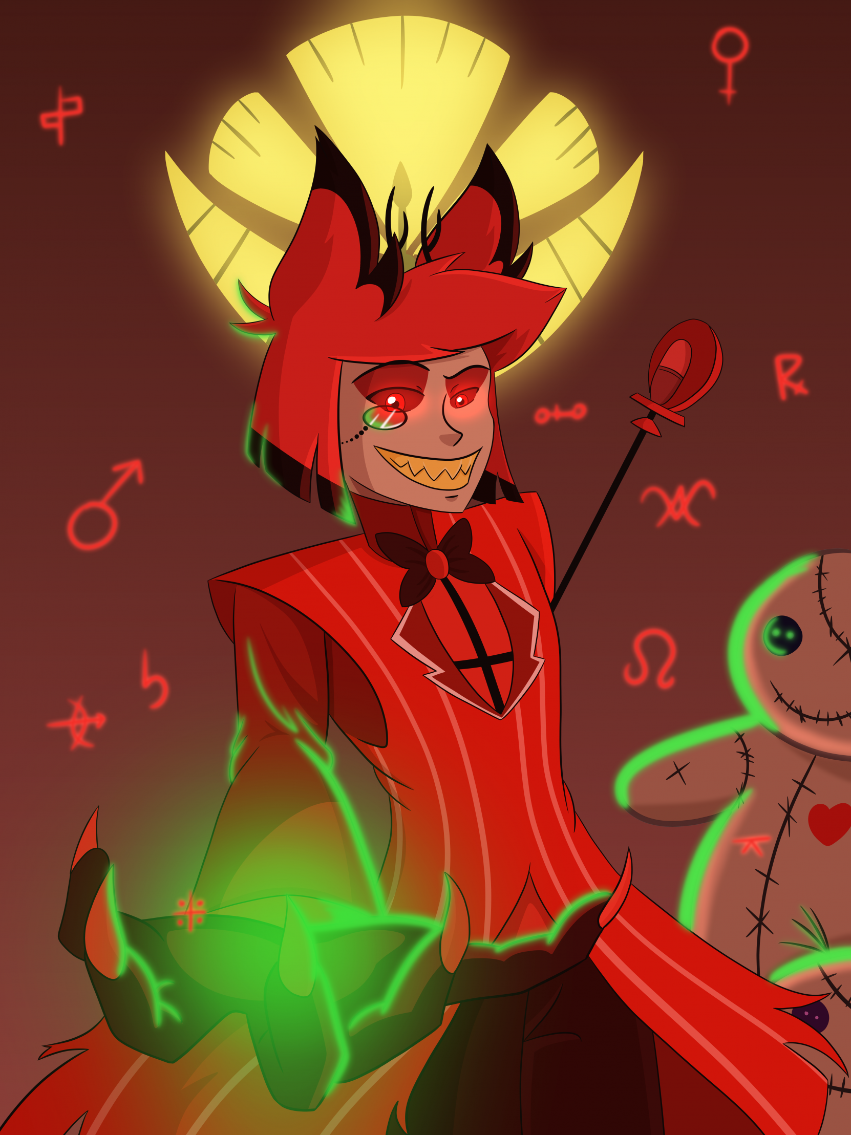 Alastor the Radio Demon by Kurama-x-Dakota -- Fur Affinity [dot] net