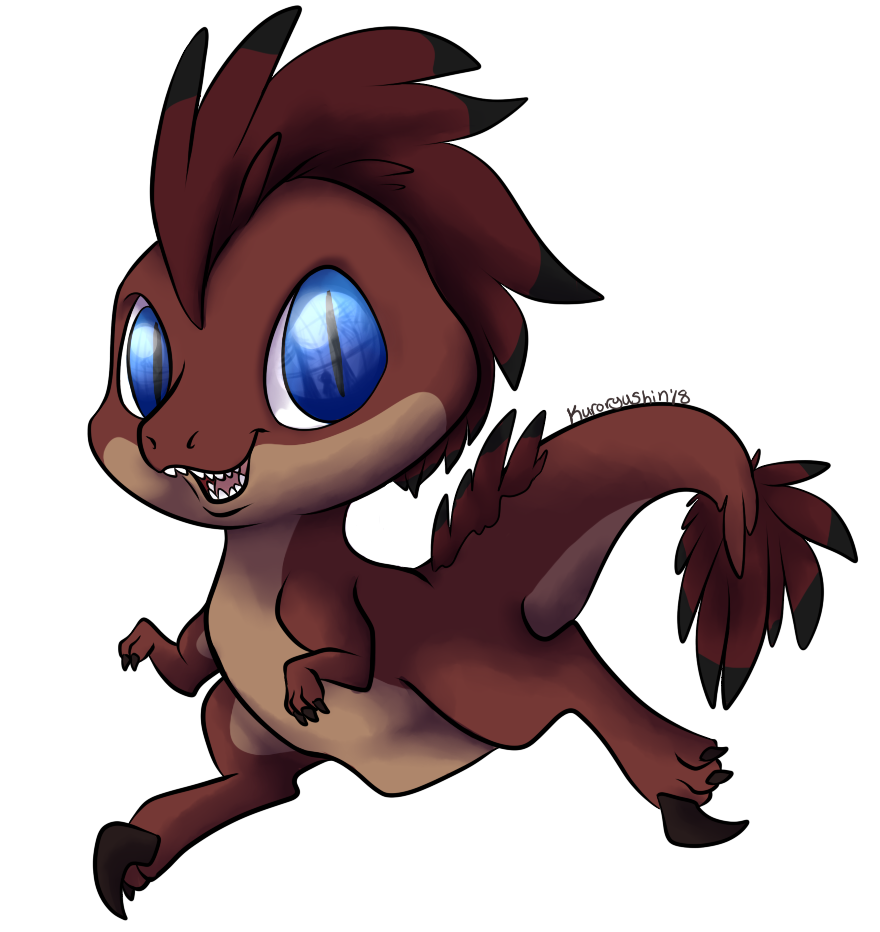 Chibi Raptor by kuroryushin-kuma -- Fur Affinity [dot] net