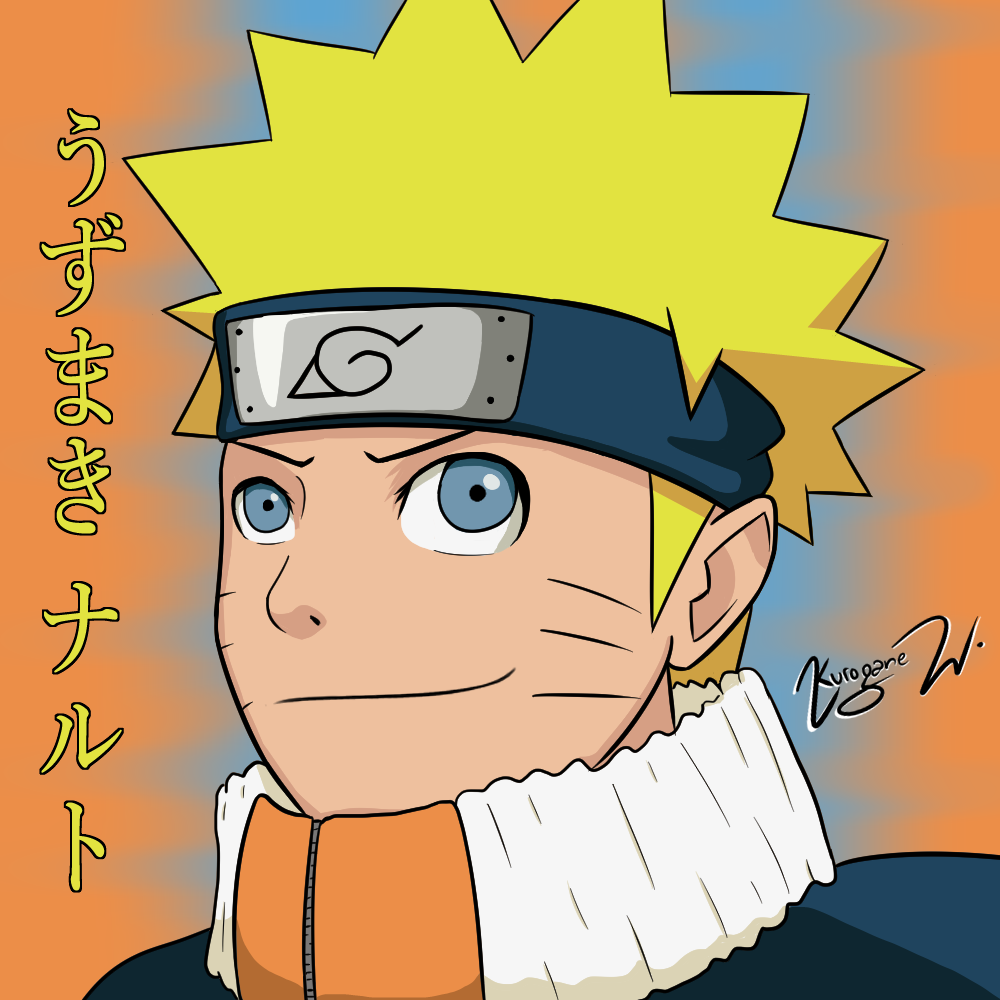 Naruto smiling PNG Image