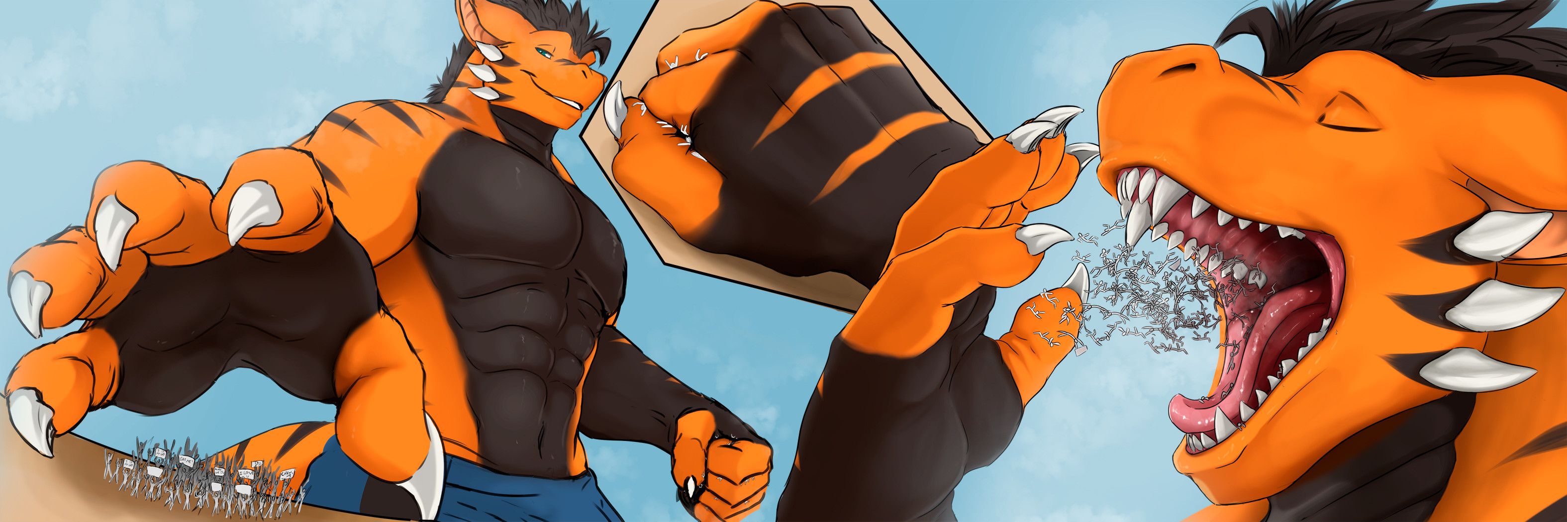 Eating the fans by KurtCbRox -- Fur Affinity [dot] net