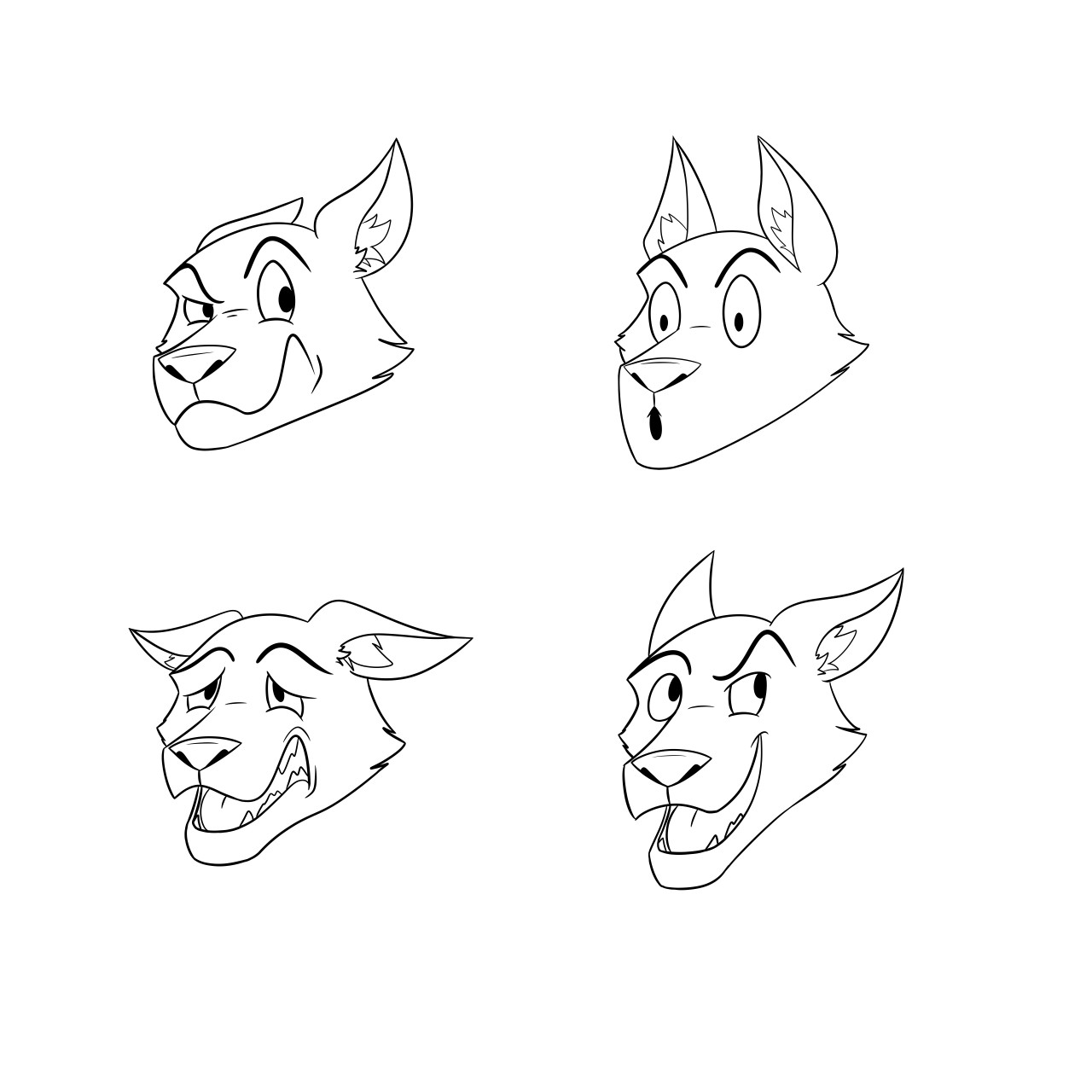 Some Facial Expressions I Made. : R Furry