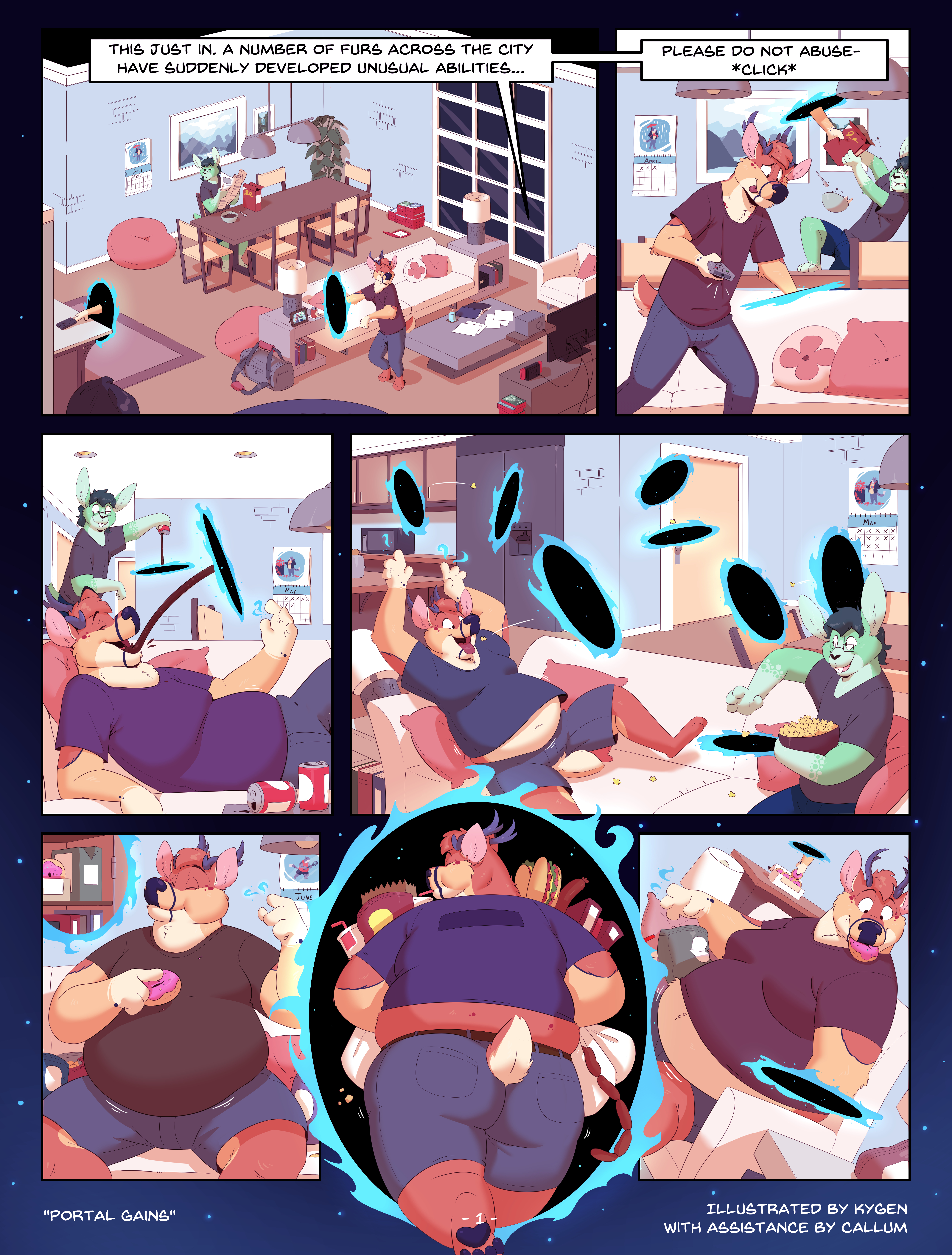 Gay gainer comic