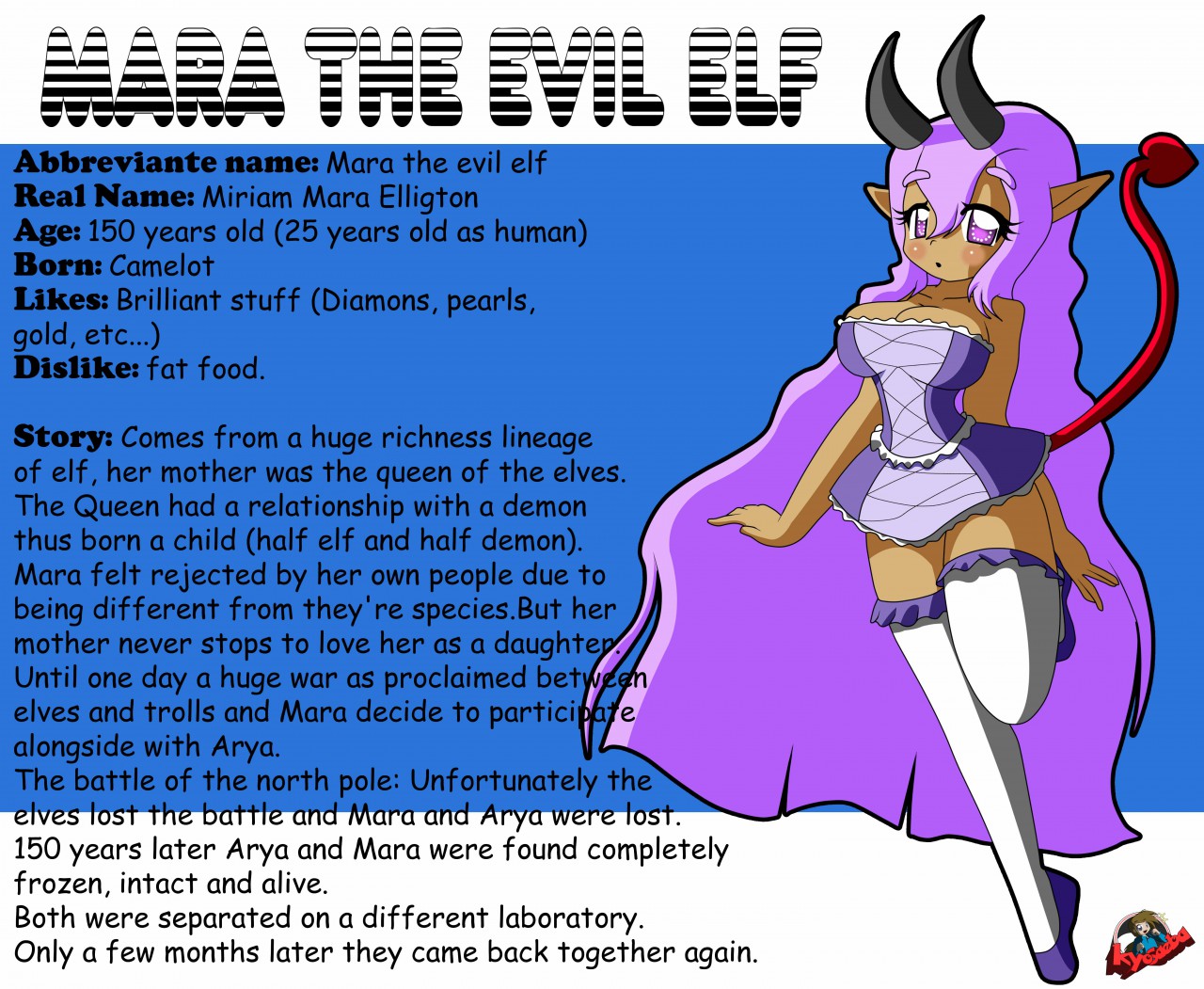 Mara the demon Elf Bios by kyosaeba -- Fur Affinity [dot] net