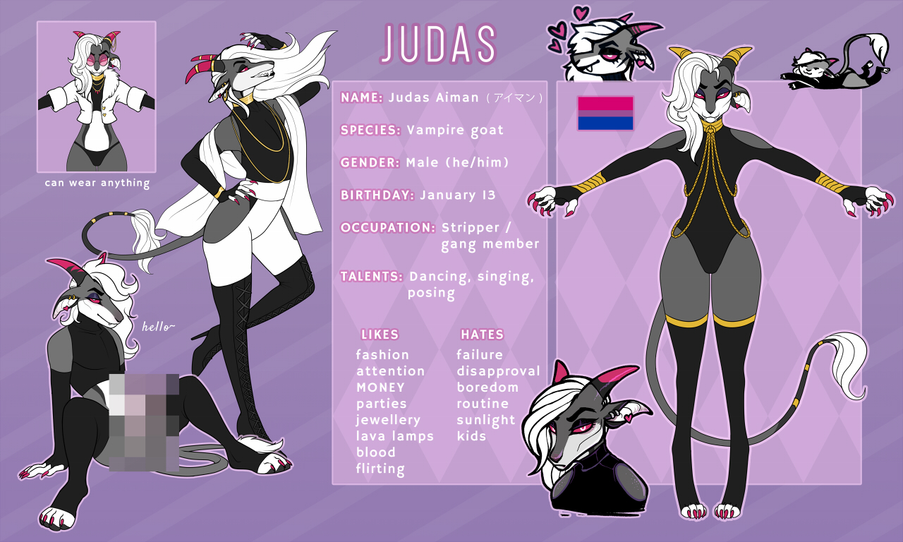 c] Juui Ref Sheet- SFW by Underscore-B -- Fur Affinity [dot] net